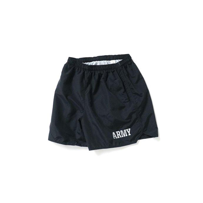 SOFFE / US ARMY PT Shorts w/Pocket アーミーナイロンショーツ ブラック サイドポケット追加カスタム | SOFFE