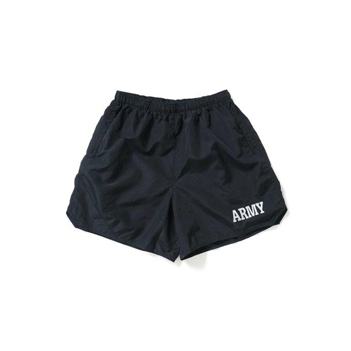 SOFFE / US ARMY PT Shorts w/Pocket アーミーナイロンショーツ ブラック サイドポケット追加カスタム | SOFFE | 01