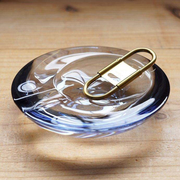 Glass Ashtray Small - Navy ガラス製シガートレイ ネイビー |  | 01