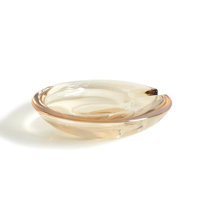 Glass Ashtray Small - Amber ガラス製シガートレイ アンバー | 
