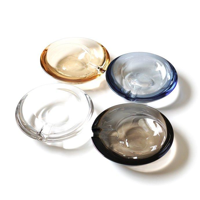 Glass Ashtray Small - Amber ガラス製シガートレイ アンバー |  | 04