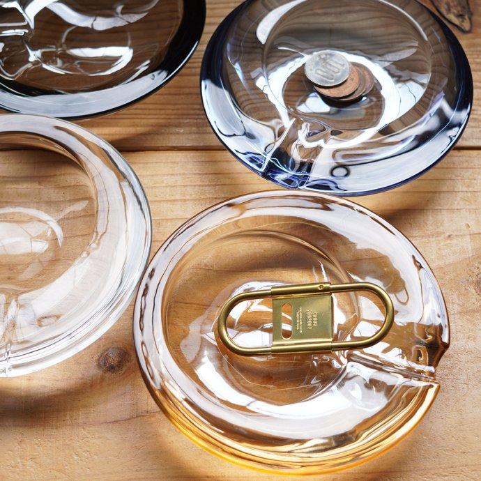 Glass Ashtray Small - Amber ガラス製シガートレイ アンバー |  | 05