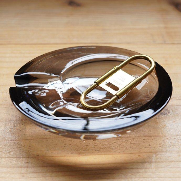 Glass Ashtray Small - Gray ガラス製シガートレイ グレー |  | 01