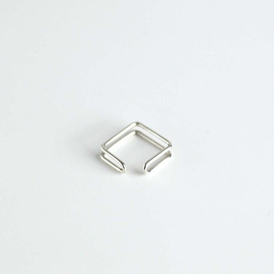 siki (シキ) / SQ-EC01-SV スクエアライン イヤーカフ - シルバー | 