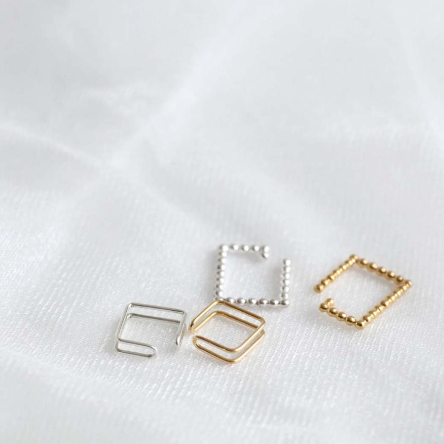 siki (シキ) / SQ-EC01-SVGD スクエアライン イヤーカフ - ゴールド |  | 05
