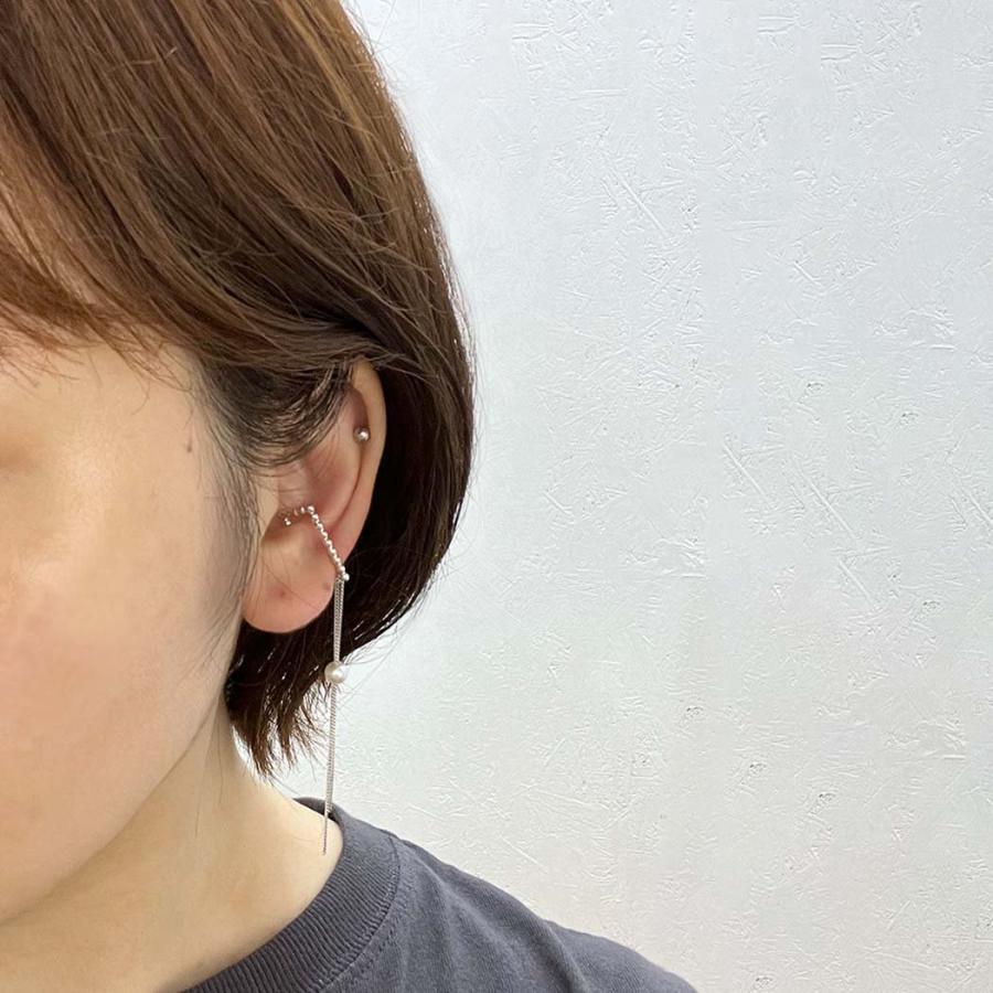 siki (シキ) / REC-EC01-SV レクタングル ドット イヤーカフ - シルバー |  | 06