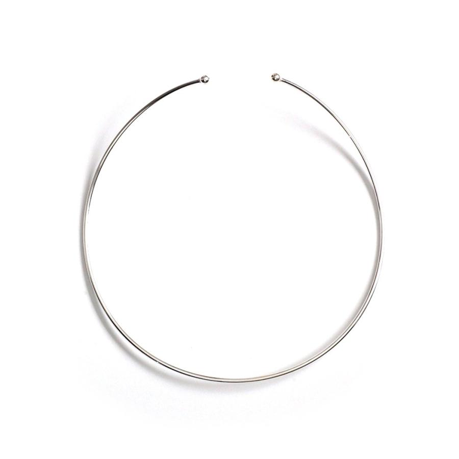 sinc (シンク)  シルバー ラウンド パイプ チョーカー 2mm ネックレス プチギフト お祝い 贈り物 ポイント 消化 買いまわり プレゼント | パイプ