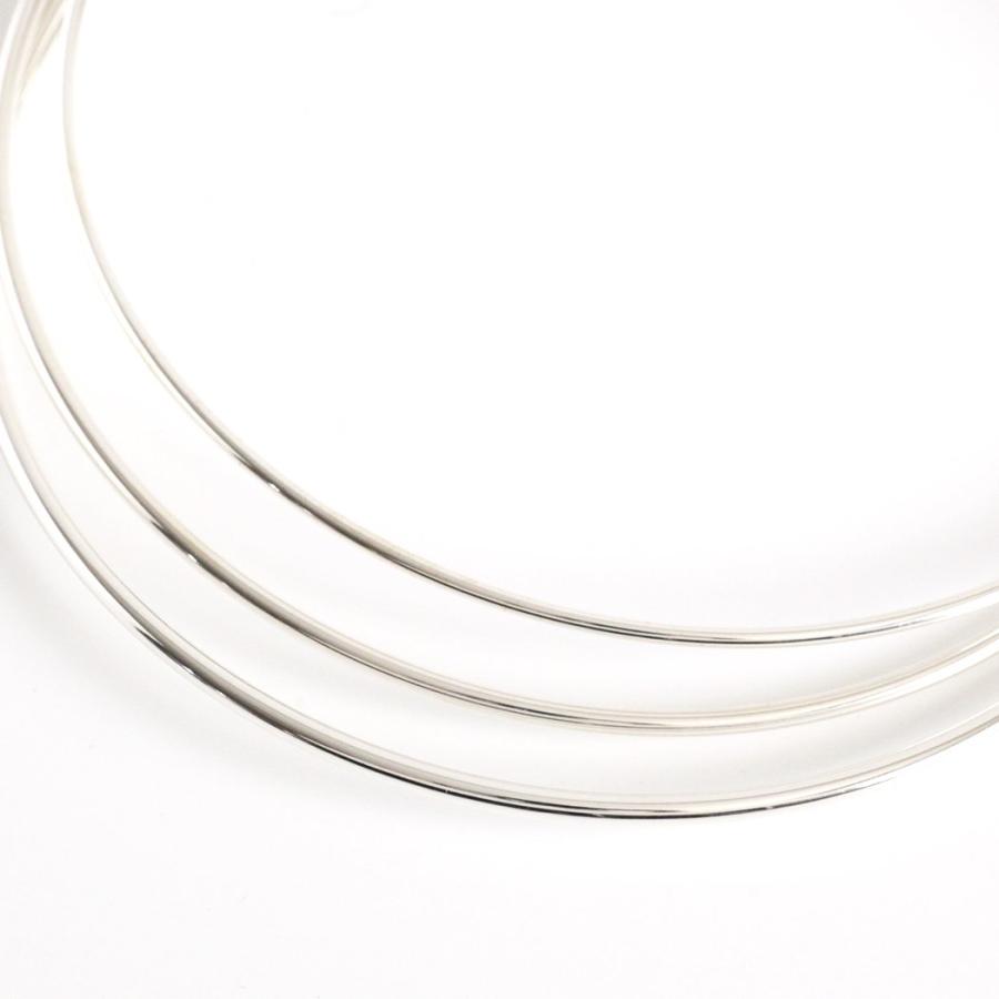 sinc (シンク) / シルバー ラウンド パイプ チョーカー 3mm ネックレスネックレス レディース プチギフト お祝い 贈り物 ポイント 消化 買いまわり プレゼント | パイプ | 02