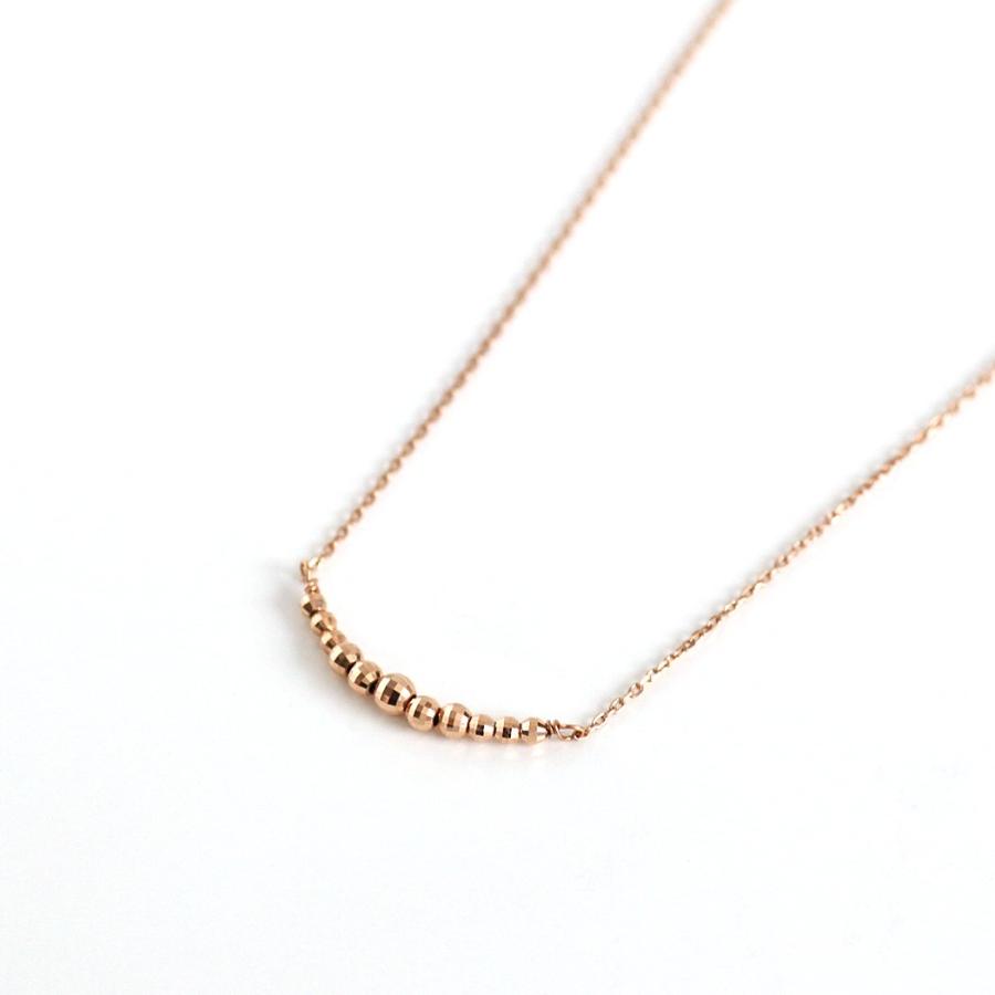 sinc (シンク) K10 PG ミラーボール ライン ネックレス 40cm ピンクゴールド ネックレスネックレス レディース プチギフト お祝い 贈り物 ポイント 消化 買い… |  | 01