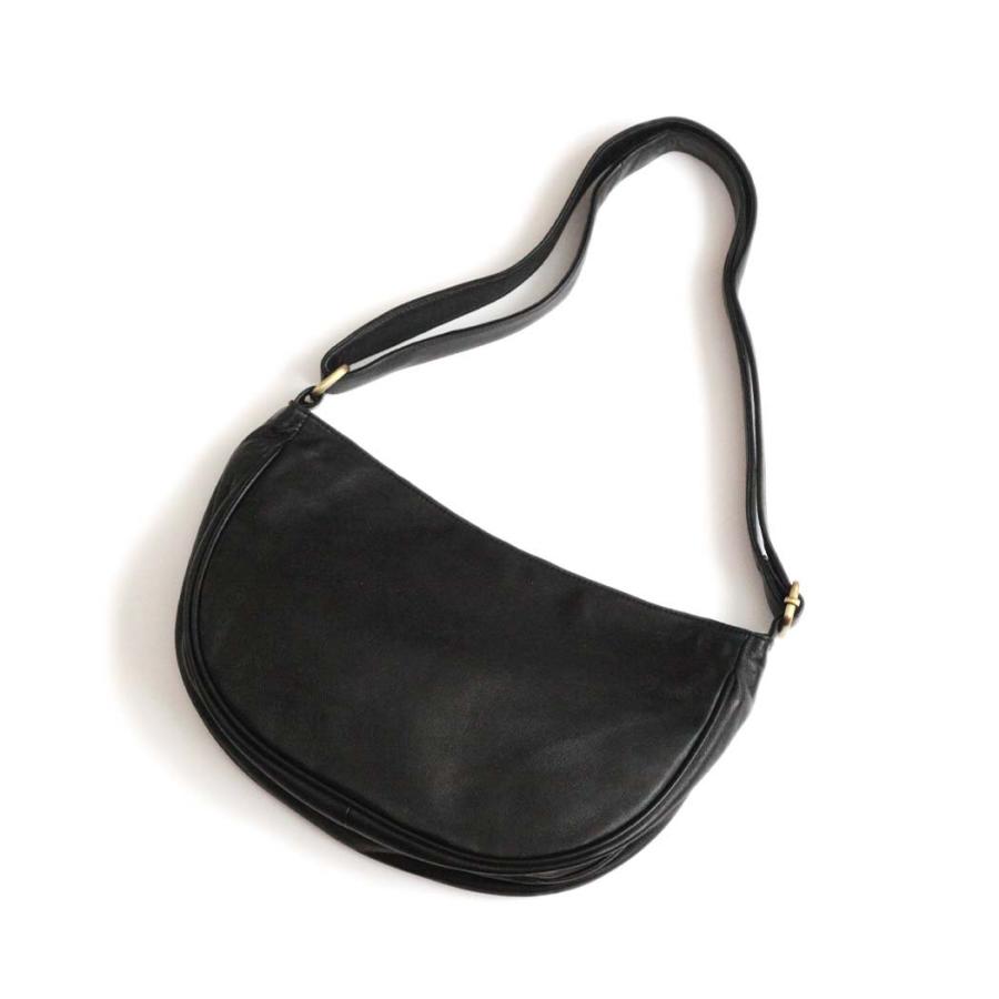 SEASIDE FREERIDE（シーサイドフリーライド） / 21B-SFR036 LSFST BAG ラウンドショルダーバッグ - ブラック |  | 01