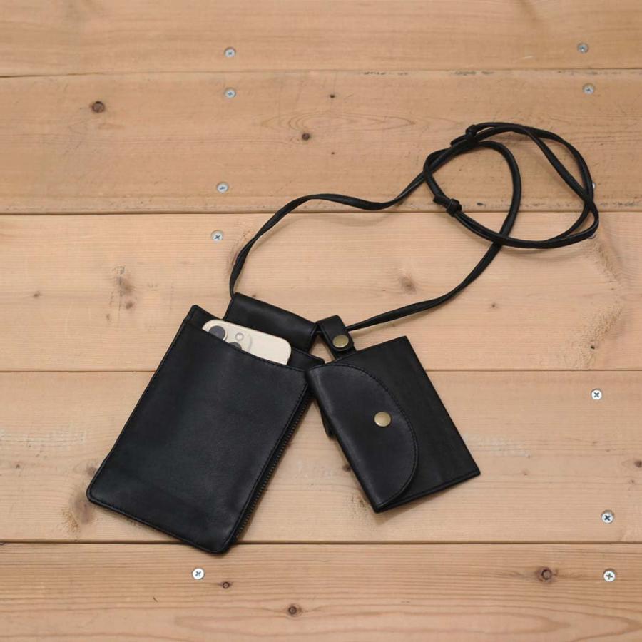 SEASIDE FREERIDE（シーサイドフリーライド） / 21B-SFR063 PRAKTIS BAG ショルダーマルチポーチ - ブラック | 