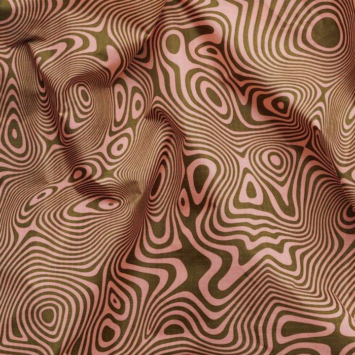 BAGGU（バグゥ） / BABY エコバッグ - 100%リサイクルナイロン -スワール ピンク × グリーン | BAGGU | 01