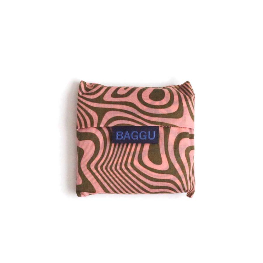 BAGGU（バグゥ） / BABY エコバッグ - 100%リサイクルナイロン -スワール ピンク × グリーン | BAGGU | 03