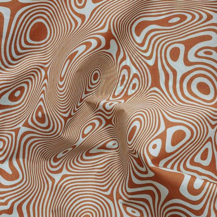 BAGGU（バグゥ） / BABY エコバッグ - 100%リサイクルナイロン -スワール ブルー × ブラウン | BAGGU | 01