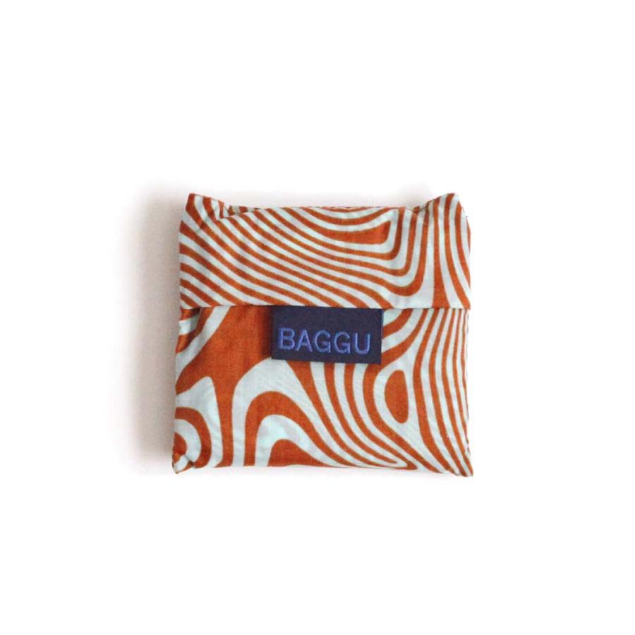 BAGGU（バグゥ） / BABY エコバッグ - 100%リサイクルナイロン -スワール ブルー × ブラウン | BAGGU | 02