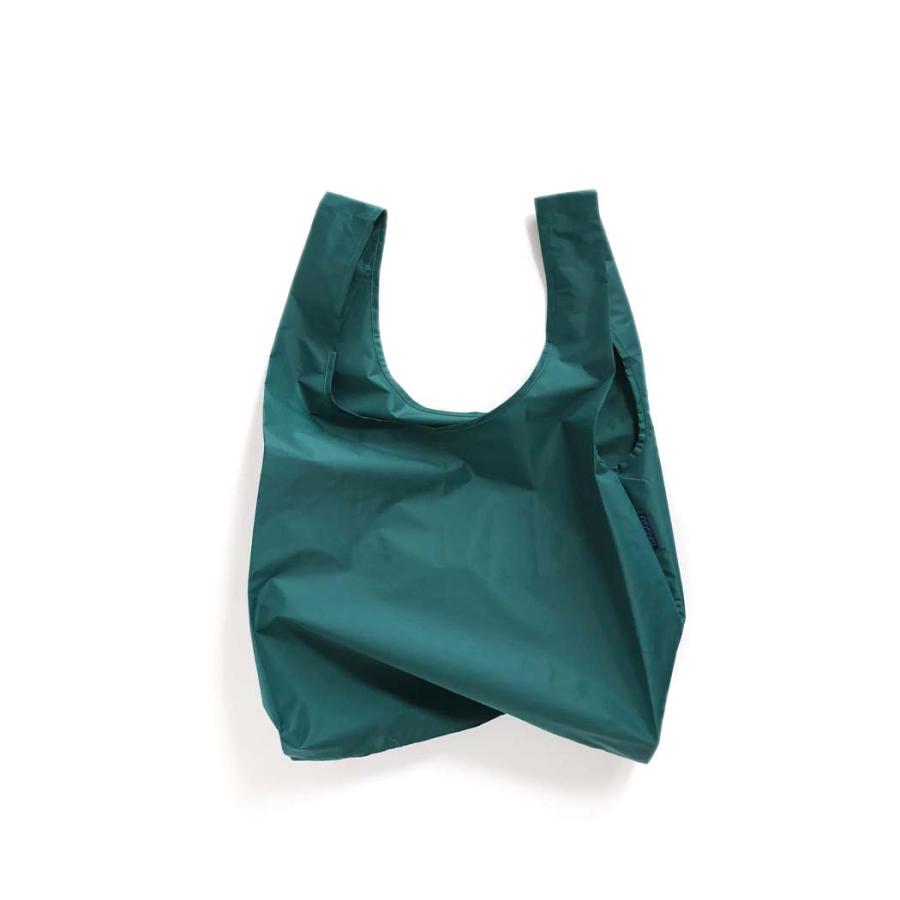 BAGGU バグー BABY エコバッグ マラカイト 正規品 サブバッグ ジム用 お買い物 スーパー マザーズバッグ コンパクト 折りたたみ 洗濯可能 マチ広 無地 緑 深緑… | BAGGU