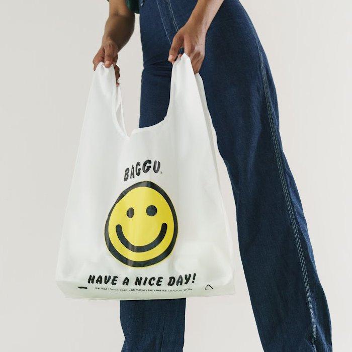 BAGGU（バグゥ） / STANDARD BAGGU エコバッグ - Thank You(ハッピー) | BAGGU | 02