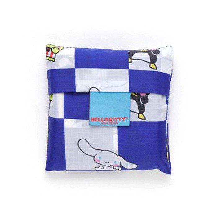 BAGGU（バグゥ） / STANDARD BAGGU エコバッグ - 100%リサイクルナイロン - KITTY ＆ FRIENDS チェッカーブルー | BAGGU | 04