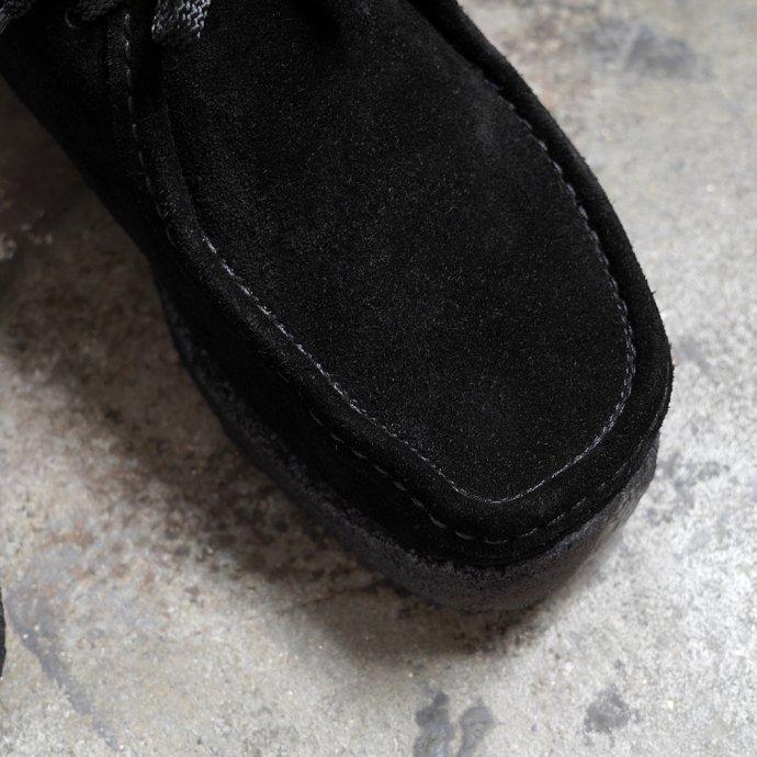 Padmore & Barns / P204 Low - Black Suede パドモア＆バーンズ ブラックスウェード オリジナルワラビーモカシン ローカット |  | 10