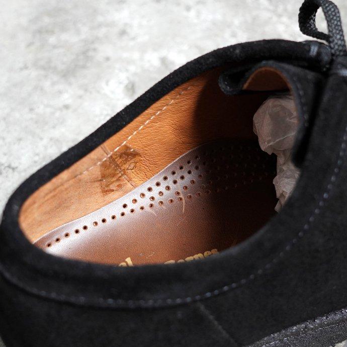 Padmore & Barns / P204 Low - Black Suede パドモア＆バーンズ ブラックスウェード オリジナルワラビーモカシン ローカット |  | 13