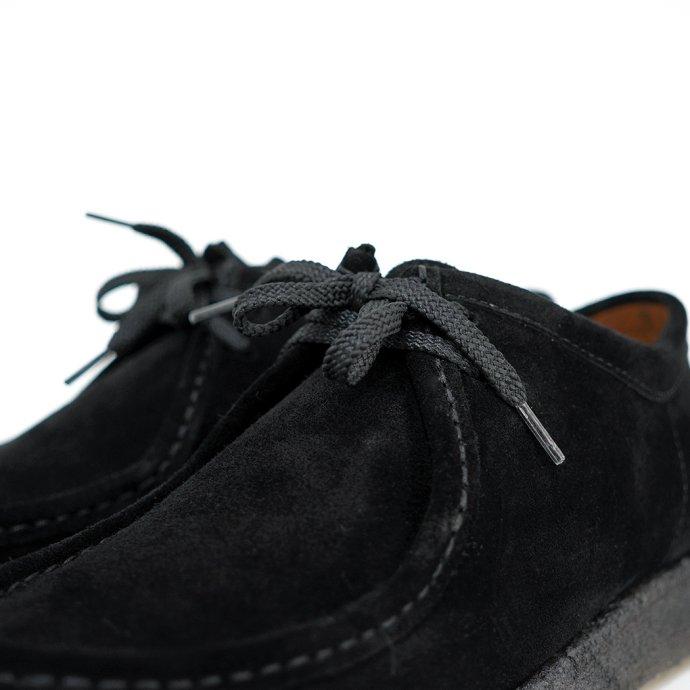 Padmore & Barns / P204 Low - Black Suede パドモア＆バーンズ ブラックスウェード オリジナルワラビーモカシン ローカット |  | 15