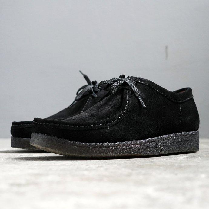 Padmore & Barns / P204 Low - Black Suede パドモア＆バーンズ ブラックスウェード オリジナルワラビーモカシン ローカット |  | 03