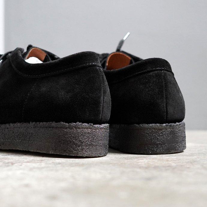 Padmore & Barns / P204 Low - Black Suede パドモア＆バーンズ ブラックスウェード オリジナルワラビーモカシン ローカット |  | 07