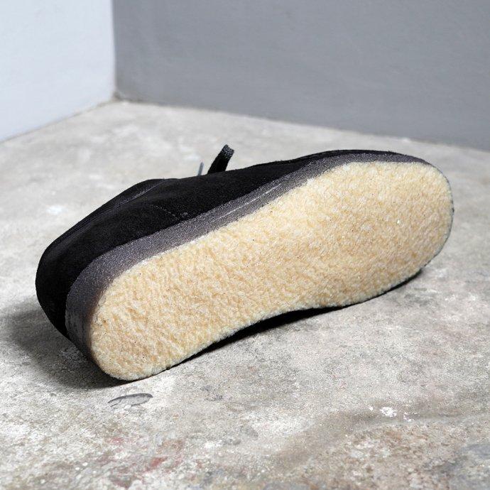 Padmore & Barns / P204 Low - Black Suede パドモア＆バーンズ ブラックスウェード オリジナルワラビーモカシン ローカット |  | 09