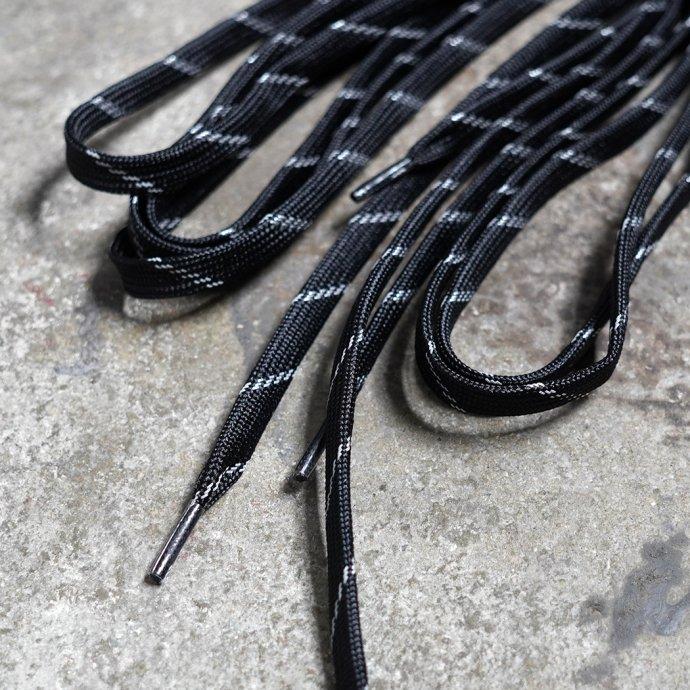 This is... / Reflective Flat Shoelaces リフレクティブ フラットシューレース - 6サイズ×2色 ブラック ホワイト 白 黒 反射 リフレクター 靴ひも 靴ヒモ 靴… |  | 02