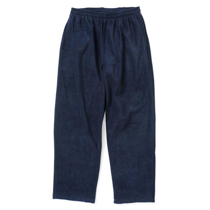 SMOKE T ONE / THE ONE MORKSKIN POLAR FLEECE PANTS フリースイージーパンツ - Navy ネイビー | 