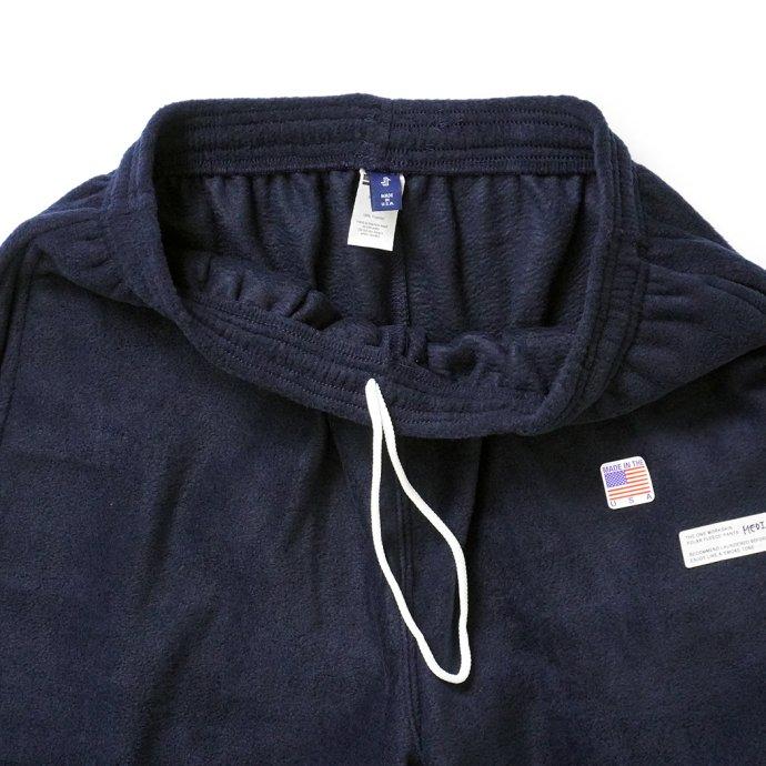 SMOKE T ONE / THE ONE MORKSKIN POLAR FLEECE PANTS フリースイージーパンツ - Navy ネイビー |  | 04