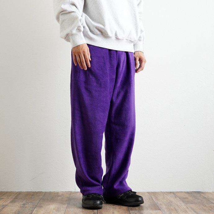 SMOKE T ONE / THE ONE MORKSKIN POLAR FLEECE PANTS フリースイージーパンツ - Navy ネイビー |  | 08