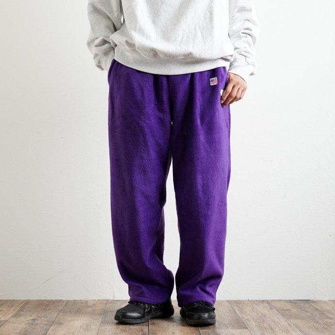 SMOKE T ONE / THE ONE MORKSKIN POLAR FLEECE PANTS フリースイージーパンツ - Navy ネイビー |  | 09