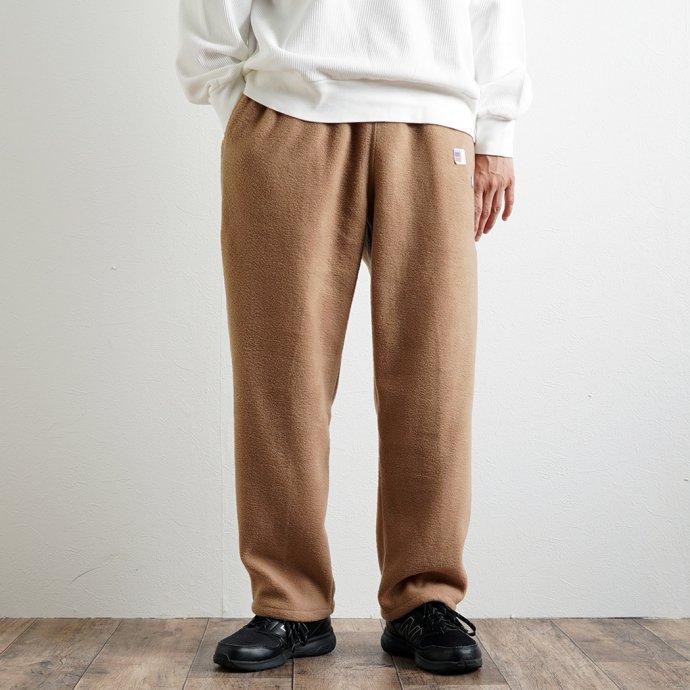 SMOKE T ONE / THE ONE MORKSKIN POLAR FLEECE PANTS フリースイージーパンツ - Khaki カーキ |  | 07
