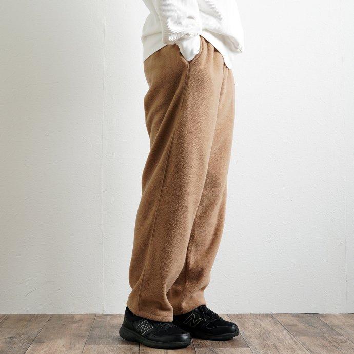SMOKE T ONE / THE ONE MORKSKIN POLAR FLEECE PANTS フリースイージーパンツ - Khaki カーキ |  | 08