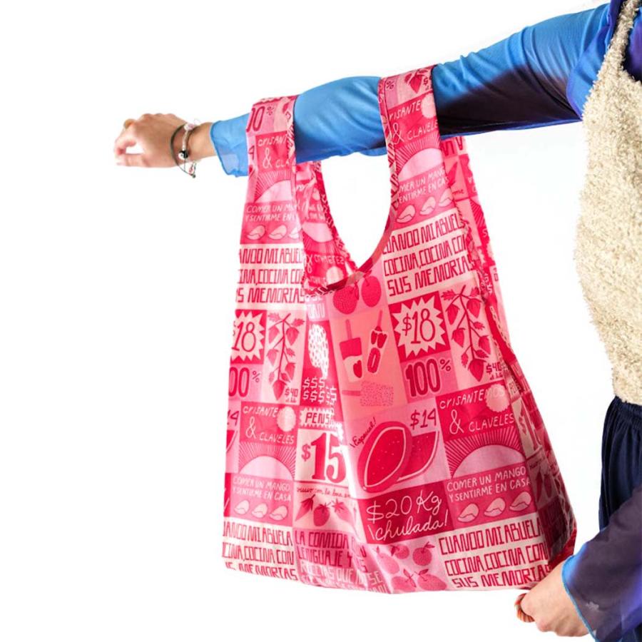 BAGGU バグー エコバッグ STANDARD BAGGU エコバッグ 100%リサイクルナイロン メルカード ピンク レッド 赤 派手 カラフル 英字 人気 オシャレ ブランド バグ… |  | 03