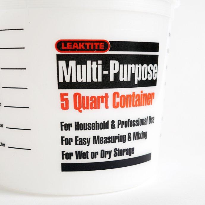 LEAKTITE / 5 Qt. Multi-Purpose Pail 5クォート マルチミックスペール アメリカ製バケツ インテリア DIY 掃除グッズ ゴミ箱 雑貨 USA プチギフト お祝い 贈り… |  | 06