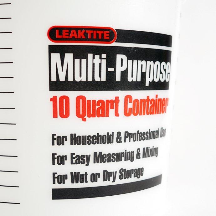 LEAKTITE / 10 Qt. Multi-Purpose Pail 10クォート マルチミックスペール アメリカ製バケツ インテリア DIY 掃除グッズ ゴミ箱 雑貨 USA プチギフト お祝い 贈… |  | 05