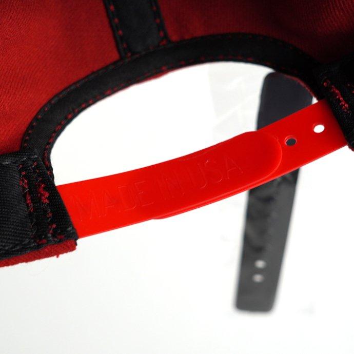USNAP CAPS / The Authentic Cap add Extra Snap Tab - D.Red アメリカ製スナップバックキャップ ダークレッド プチギフト お祝い 贈り物 ポイント 消化 買い… |  | 06