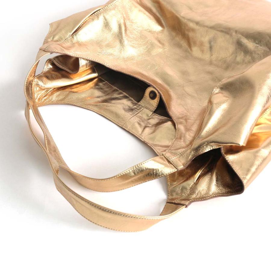 SEASIDE FREERIDE（シーサイドフリーライド） / 11-B11-SFR752ML MFDL BAG レザー バルーン トートバッグ - ゴールド |  | 02