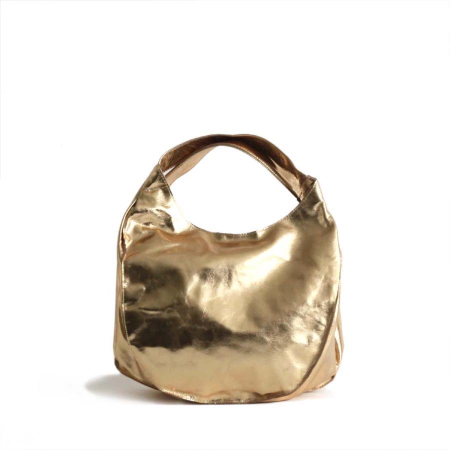 SEASIDE FREERIDE（シーサイドフリーライド） / 17B-NS-SFR752 SML ML MFDL BAG レザー バルーン トートバッグ スモール - ゴールド |  | 01