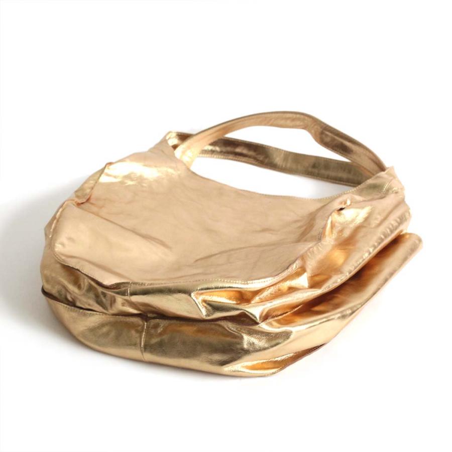 SEASIDE FREERIDE（シーサイドフリーライド） / 17B-NS-SFR752 SML ML MFDL BAG レザー バルーン トートバッグ スモール - ゴールド |  | 04