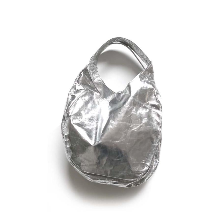 SEASIDE FREERIDE（シーサイドフリーライド） / 17B-NS-SFR752 SML ML MFDL BAG レザー バルーン トートバッグ スモール  - シルバー | 