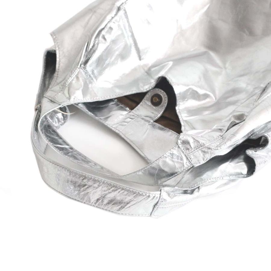 SEASIDE FREERIDE（シーサイドフリーライド） / 17B-NS-SFR752 SML ML MFDL BAG レザー バルーン トートバッグ スモール  - シルバー |  | 03