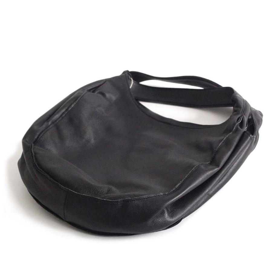 SEASIDE FREERIDE（シーサイドフリーライド） / 17B-NS-SFR752 SML MFDL BAG レザー バルーン トートバッグ スモール - ブラック |  | 04