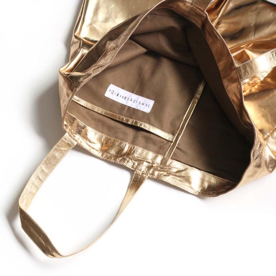 SEASIDE FREERIDE（シーサイドフリーライド） / 09-B11-SFR433ML AMR BAG ML アシンメトリー トートバッグ - ゴールド |  | 03