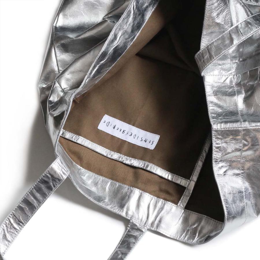 SEASIDE FREERIDE（シーサイドフリーライド） / 09-B11-SFR433ML AMR BAG ML アシンメトリー トートバッグ - シルバー |  | 03