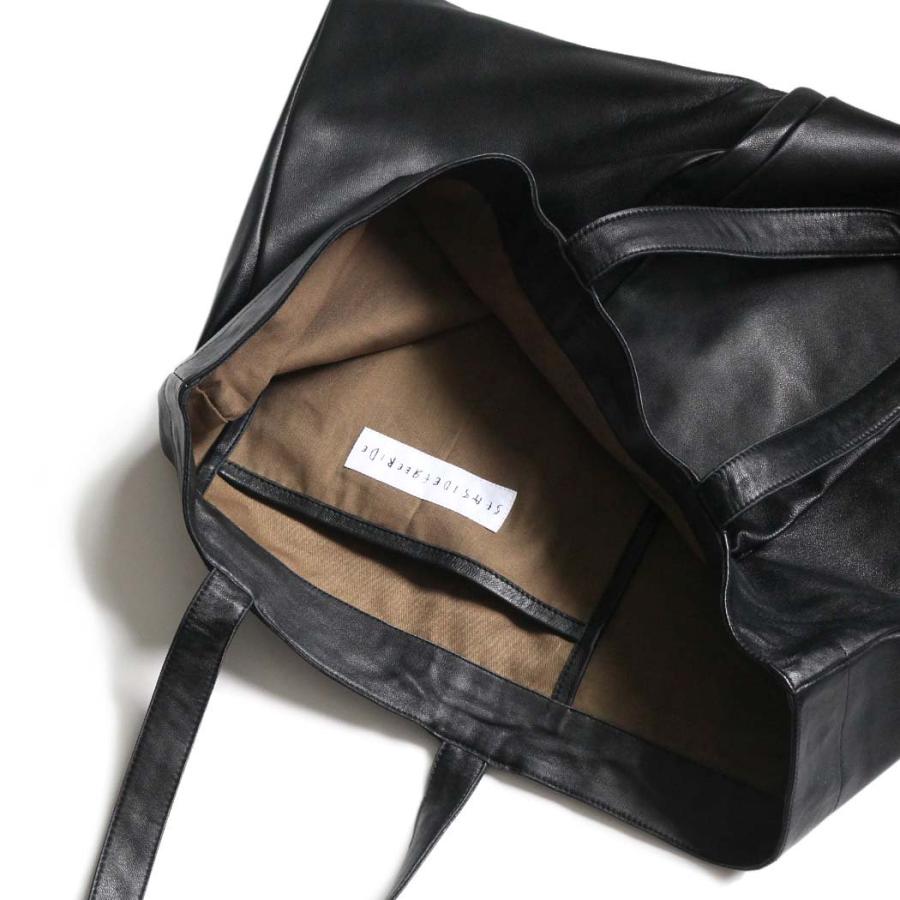 SEASIDE FREERIDE（シーサイドフリーライド） / 09-B11-SFR433 AMR BAG アシンメトリー トートバッグ - ブラック |  | 03