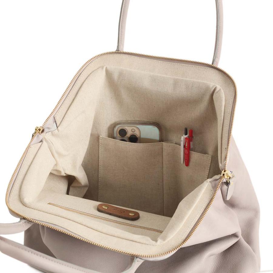 アンサ レディース Ense gamaguchi bag pens501 がま口 トートバッグ ガマグチトートバッグ - ブラック 本革 お仕事バッグ 黒 送料無料 |  | 07