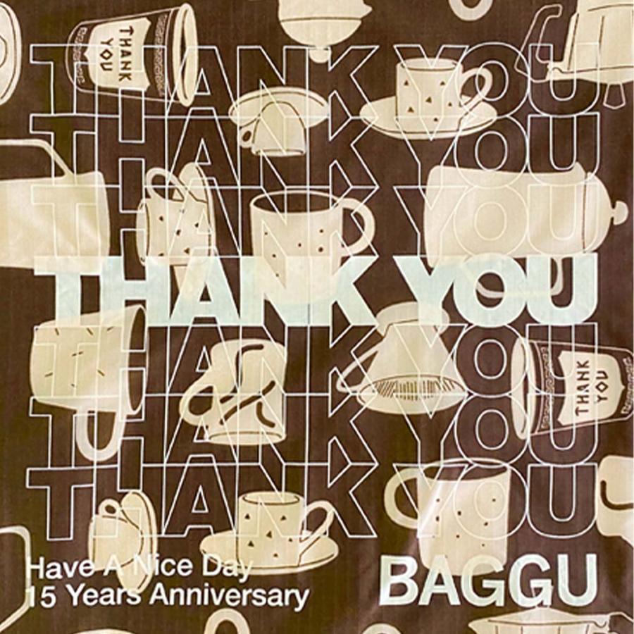 BAGGU バグー エコバッグ STANDARD BAGGU エコバッグ 15th thank you コーヒー × クリーム (15周年記念モデル) 茶色 ベージュ 淡色 マイバッグ バグゥ マチ広… |  | 02